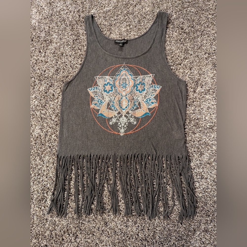 About A Girl Fringe Tank